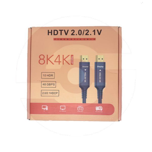 FIBER HDMI CABLE 4K 8K UHD 15M 15 Meter 2.0 2.1 AOC ACTIVE OPTICAL CABLE SUPPORT