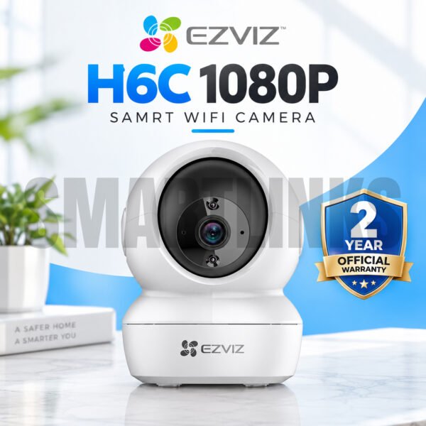 EZVIZ H6C 1080P Camera – 2MP Pan & Tilt Indoor Security Camera